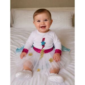 Pottery Barn Kids Pink Amazing Girl Halloween fairy Costume 0-6 Months Infant